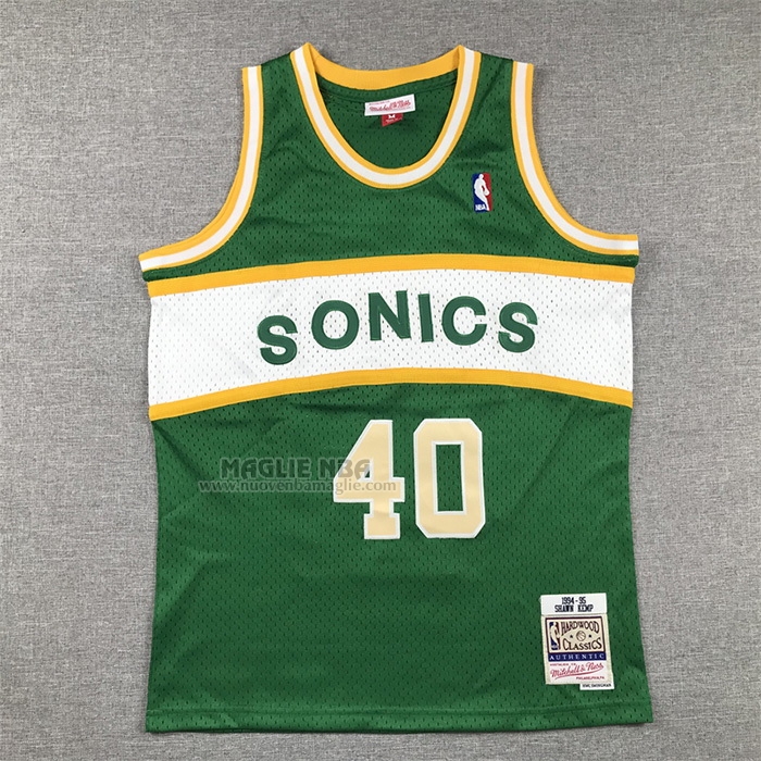 Maglia
 Shawn Kemp NO 40 Bambino
 Seattle SuperSonics Throwback
 Historic Verde
